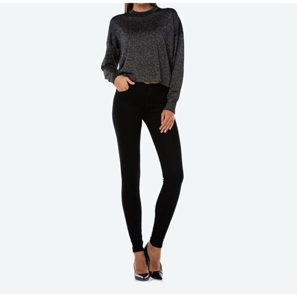 Levi’s Women’s Wool Blend Sparkly Shimmer Sweater Holiday Christmas New Year S - Picture 12 of 16